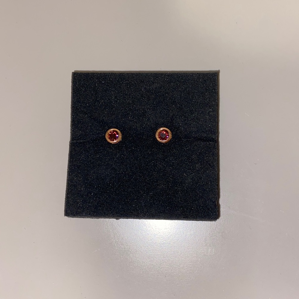 Ted Baker purple and gold studs